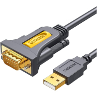Кабель для передачі даних USB to COM M 3.0m DB9 RS-232 CR104 black Ugreen (20223) Diawest