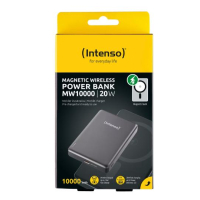 Батарея універсальна Intenso MW10000 10000mAh Magnetic grey (7344034) Diawest