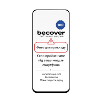 Скло захисне BeCover 10D Apple iPhone 17 Pro Black (714074) Diawest