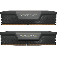 Модуль пам'яті для комп'ютера DDR5 128GB (2x64GB) 6400 MHz Vengeance Black Corsair (CMK128GX5M2B6400C42) Diawest