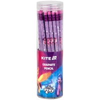 Олівець графітний Kite My Little Pony тригранний, з гумкою, НВ (LP25-046) (продается по 36 шт) Diawest