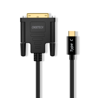 Кабель мультимедійний USB-C to DVI M 1.8m black Choetech (XCD-0018-BK) Diawest