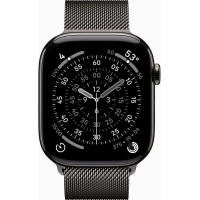 Смарт-годинник Apple Watch Series 11 GPS + Cellular 46mm Slate Titanium Case with Slate Milanese Loop - M/L (MFD44RK/A) Diawest