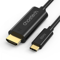 Кабель мультимедійний USB-C to HDMI M 1.8m black Choetech (CH0019-BK-V3) Diawest