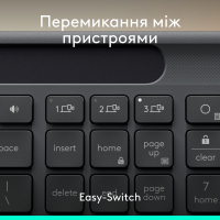 Клавіатура Logitech Slim Solar+ for Business Wireless/Bluetooth Graphite (920-013779) Diawest