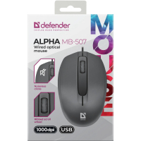 Мишка Defender Alpha MB-507 USB Black (52507) Diawest