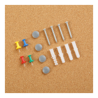 Офісна дошка Buromax коркова 75x100 см, алюмінієва рамка (BM.0050) Diawest