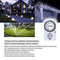 Розумна розетка ColorWay CW-STM01-24H Diawest