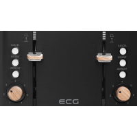 Тостер ECG ST 4768 Timber Black Diawest