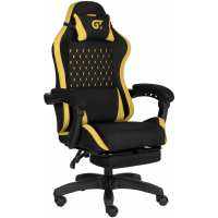 Крісло ігрове GT Racer X-2339 Black/Yellow (X-2339 Fabric Black/Yellow) Diawest