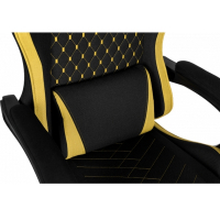 Крісло ігрове GT Racer X-2339 Black/Yellow (X-2339 Fabric Black/Yellow) Diawest