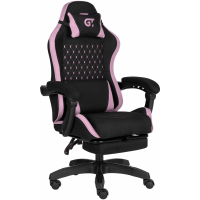 Крісло ігрове GT Racer X-2339 Black/Pink (X-2339 Fabric Black/Pink) Diawest