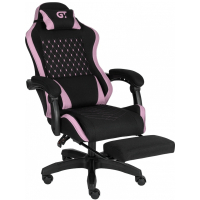 Крісло ігрове GT Racer X-2339 Black/Pink (X-2339 Fabric Black/Pink) Diawest