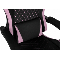 Крісло ігрове GT Racer X-2339 Black/Pink (X-2339 Fabric Black/Pink) Diawest