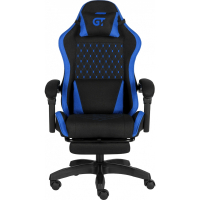 Крісло ігрове GT Racer X-2339 Black/Blue (X-2339 Fabric Black/Blue) Diawest