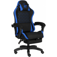 Крісло ігрове GT Racer X-2339 Black/Blue (X-2339 Fabric Black/Blue) Diawest