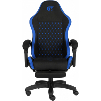 Крісло ігрове GT Racer X-2339 Black/Blue (X-2339 Fabric Black/Blue) Diawest