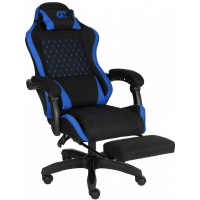 Крісло ігрове GT Racer X-2339 Black/Blue (X-2339 Fabric Black/Blue) Diawest