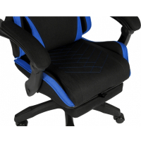 Крісло ігрове GT Racer X-2339 Black/Blue (X-2339 Fabric Black/Blue) Diawest