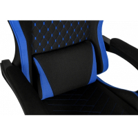 Крісло ігрове GT Racer X-2339 Black/Blue (X-2339 Fabric Black/Blue) Diawest