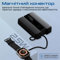 Батарея універсальна Promate 10000mAh PD/30W, iWatch charging (neo-10.black) Diawest