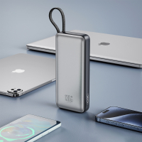 Батарея універсальна XO 20000mAh 130W, PD, QC (XO-PR268_grey) Diawest