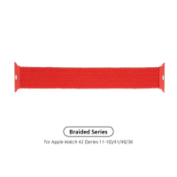 Ремінець до смарт-годинника Armorstandart Braided Solo Loop для Apple Watch 42 (Series 11-10)/41/40/38 Red Size 2 (120 mm) (ARM58069) Diawest