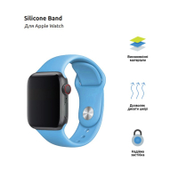 Ремінець до смарт-годинника Armorstandart Sport Band (3 Straps) для Apple Watch 42 (Series 11-10)/41/40/38 Light Blue (ARM51935) Diawest