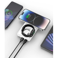 Батарея універсальна YENKEE 10000mAh, PD, 22,5W, 3in1, Qi Wireless, white (YPB 510 / 37000006) Diawest