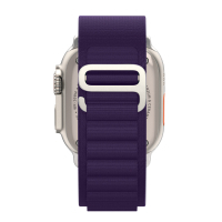 Ремінець до смарт-годинника Armorstandart Alpina Band для Apple Watch 49/46/45/44/42 (Series 1-3) Purple (ARM74199) Diawest