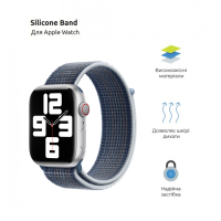 Ремінець до смарт-годинника Armorstandart Nylon Band для Apple Watch 42 (Series 11-10)/41/40/38 Storm Blue (ARM74210) Diawest