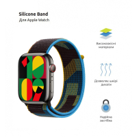 Ремінець до смарт-годинника Armorstandart Nylon Band для Apple Watch 42 (Series 11-10)/41/40/38 Blue Unity (ARM74209) Diawest