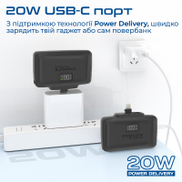 Батарея універсальна Promate 10000mAh PD/20W (powerup-10duo.black) Diawest