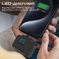Батарея універсальна Promate 10000mAh PD/20W (powerup-10duo.black) Diawest