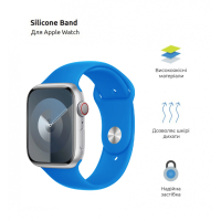 Ремінець до смарт-годинника Armorstandart Sport Band (3 Straps) для Apple Watch 42 (Series 11-10)/41/40/38 Clear Blue (ARM74263) Diawest