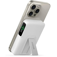 Батарея універсальна Anker MagGo 10000mAh, Qi2/15W, PD, 27W, USB-C, white (A1654G21) Diawest