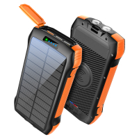Батарея універсальна Promate 20000mAh PD/20W, QC/3/0, Solar, QI, IP65 (solartank-20pdqi.black) Diawest