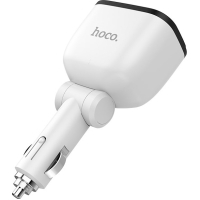 Зарядний пристрій HOCO HOCO Z28 Power ocean 2xUSB + display White (6957531091967) Diawest