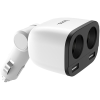 Зарядний пристрій HOCO HOCO Z28 Power ocean 2xUSB + display White (6957531091967) Diawest