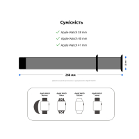 Ремінець до смарт-годинника Armorstandart Sport Band (3 Straps) для Apple Watch 42 (Series 11-10)/41/40/38 Succulent (ARM65081) Diawest