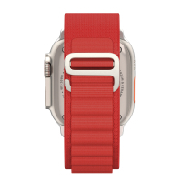 Ремінець до смарт-годинника Armorstandart Alpina Band для Apple Watch 49/46/45/44/42 (Series 1-3) Red (ARM81047) Diawest
