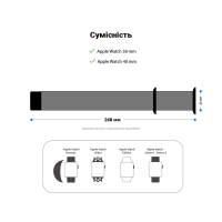 Ремінець до смарт-годинника Armorstandart Sport Band (3 Straps) для Apple Watch 42 (Series 11-10)/41/40/38 Yellow (ARM49079) Diawest