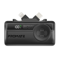 Батарея універсальна Promate 5000mAh PD/20W, Apple Watch charging (powerup-trio.black) Diawest