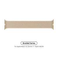 Ремінець до смарт-годинника Armorstandart Braided Solo Loop для Apple Watch 42 (Series 11-10)/41/40/38 Beige Size 2 (120 mm) (ARM64891) Diawest