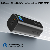 Батарея універсальна Promate 20000mAh PD/130W (titan-130rc) Diawest