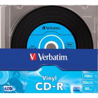Диск Verbatim 700Mb 52x Slim case Vinyl AZO (43426) Diawest