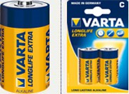 Батарейка Varta C (LR14) Longlife Extra * 2 (4114101412) Diawest