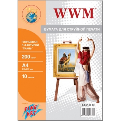 Бумага для принтера/копира WWM A4 Fine Art (GC200.10) Diawest