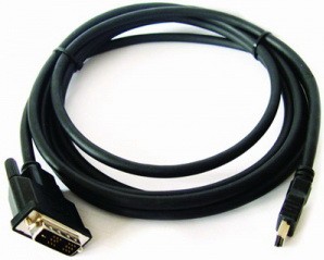 Кабель мультимедійний HDMI to DVI 18+1pin M, 3.0m Cablexpert (CC-HDMI-DVI-10) Diawest