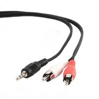 Кабель мультимедійний Jack 3.5mm папа/2RCA папа Cablexpert (CCA-458-15M) Diawest